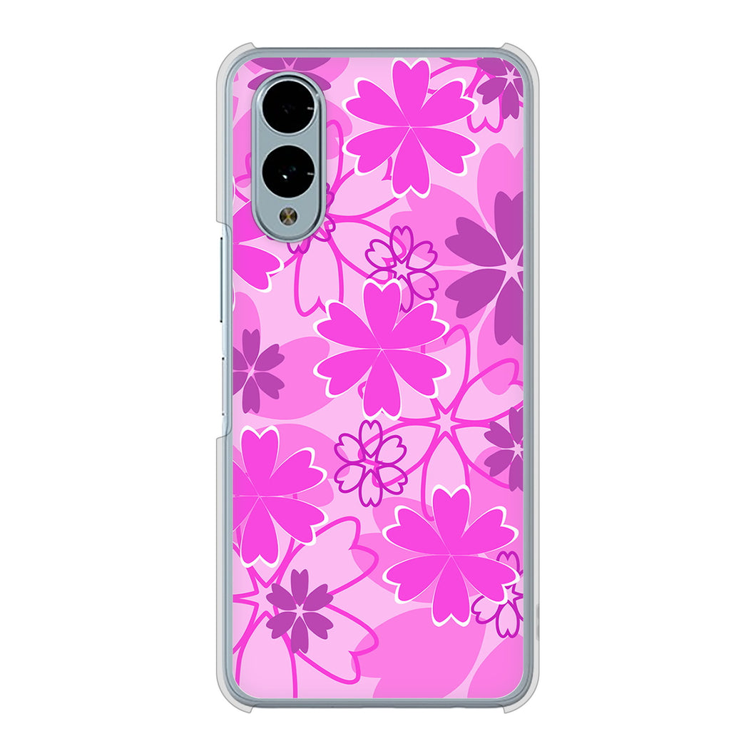 arrows We2 F-52E docomo 高画質仕上げ 背面印刷 ハードケース重なり合う花