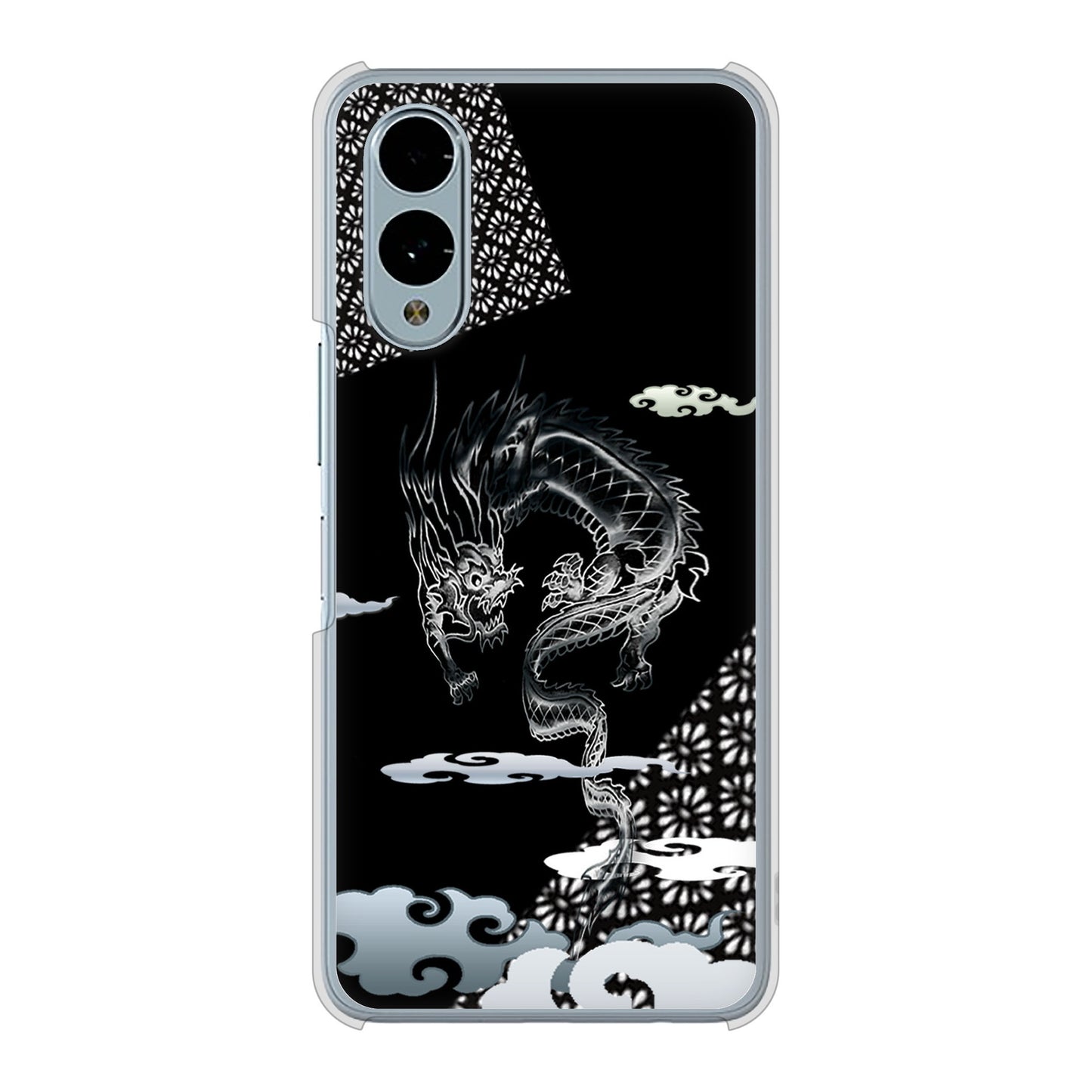 arrows We2 F-52E docomo 高画質仕上げ 背面印刷 ハードケース雲竜