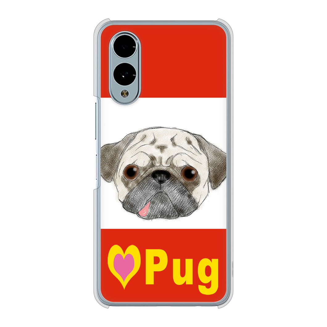 arrows We2 F-52E docomo 高画質仕上げ 背面印刷 ハードケースパグ