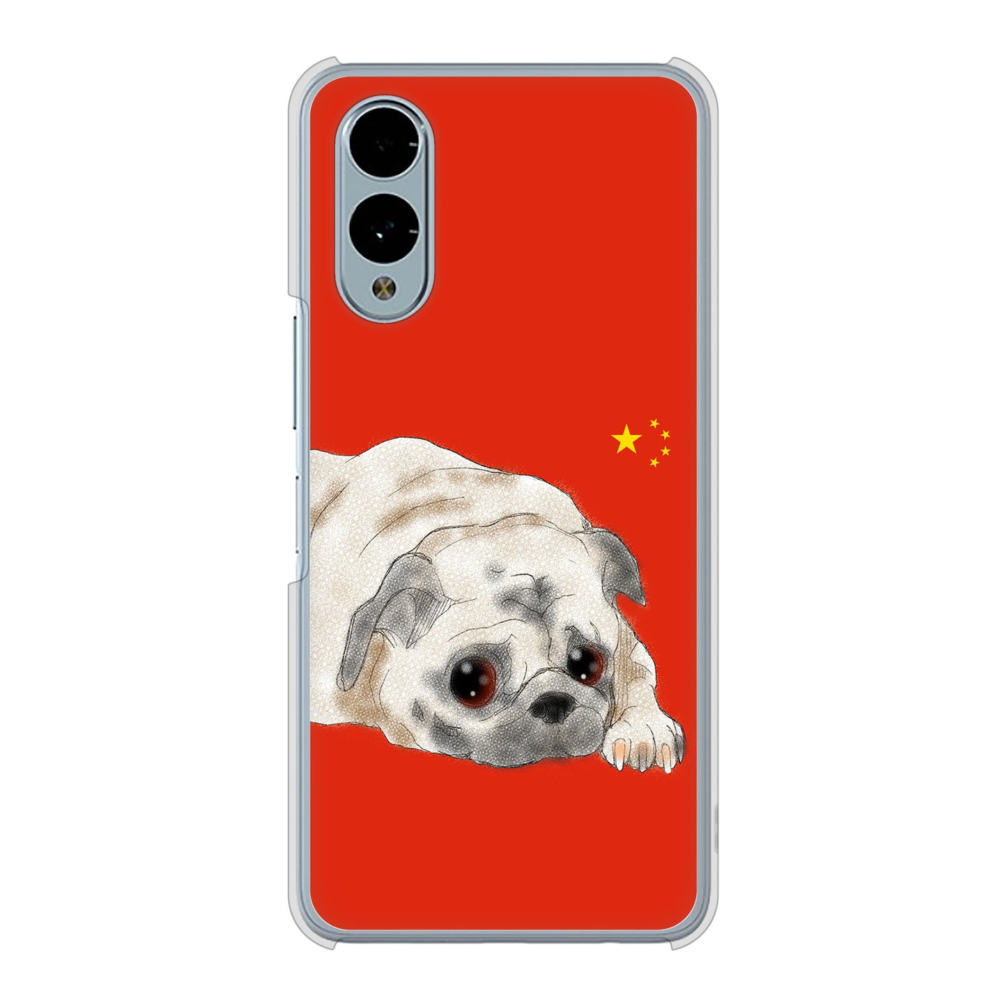 arrows We2 F-52E docomo 高画質仕上げ 背面印刷 ハードケースパグ