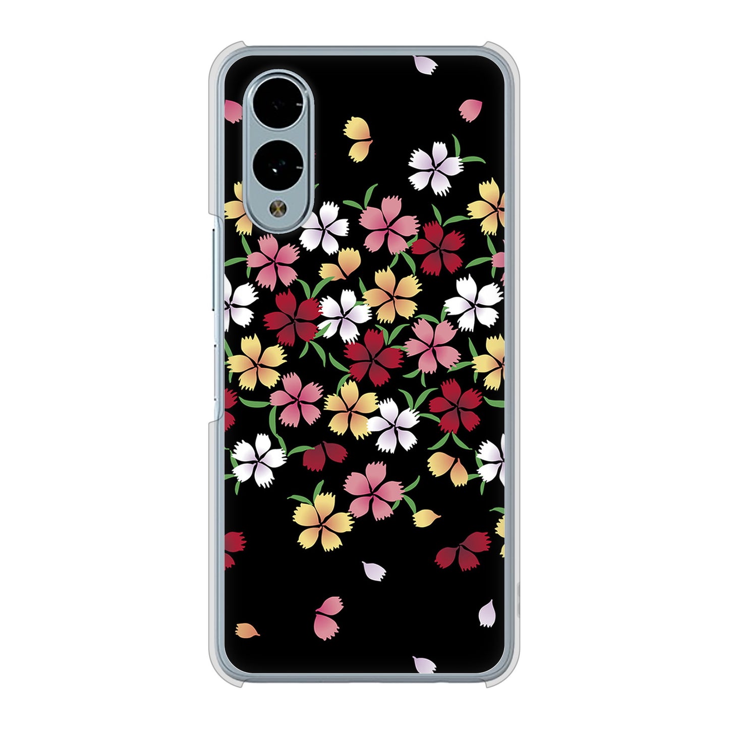 arrows We2 F-52E docomo 高画質仕上げ 背面印刷 ハードケース和花柄