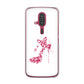 らくらくスマートフォン F-53E docomo 高画質仕上げ 背面印刷 ハードケース 【387 薔薇のハイヒール】