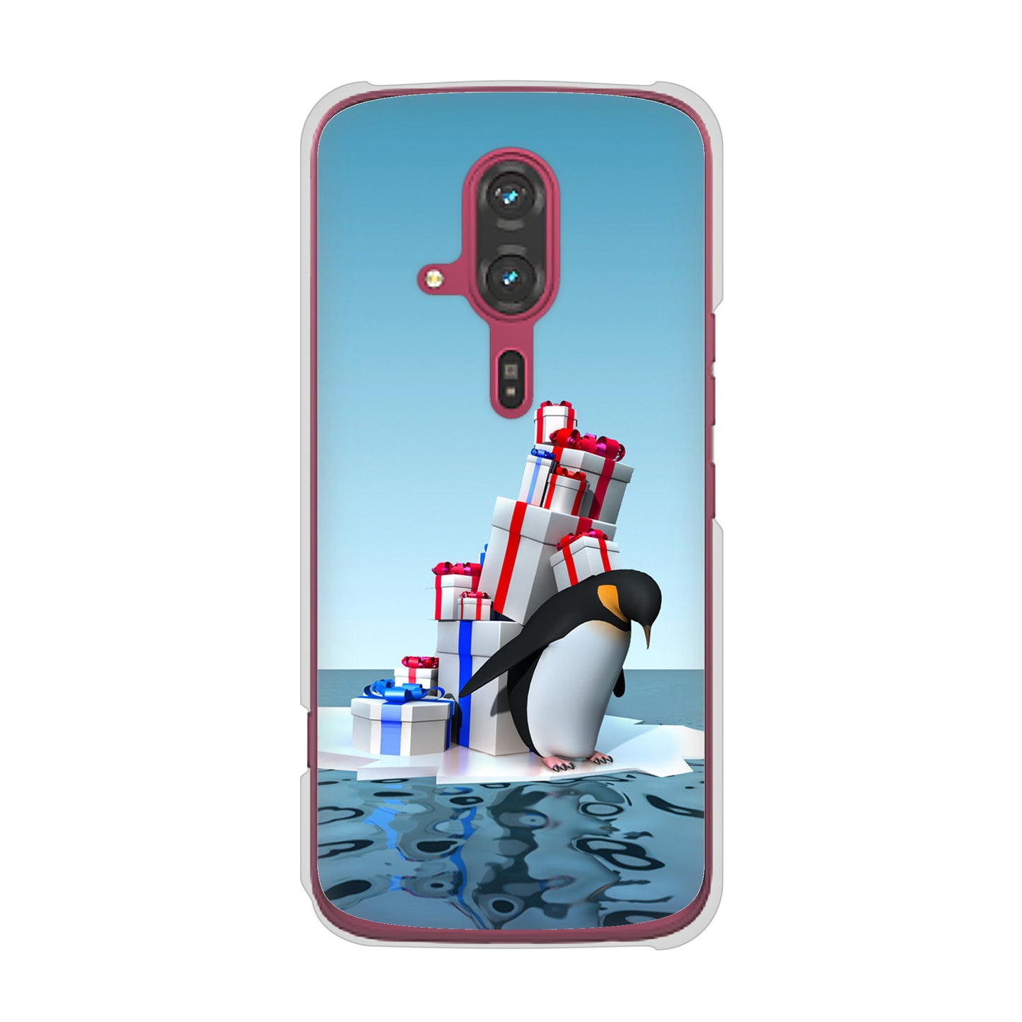 らくらくスマートフォン F-53E docomo 高画質仕上げ 背面印刷 ハードケース 【XA805 人気者は辛い…】