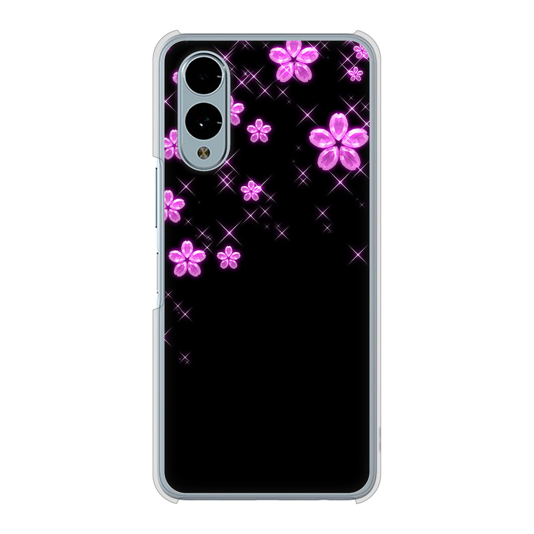 arrows We2 FCG02 au 高画質仕上げ 背面印刷 ハードケース 【019 桜クリスタル】