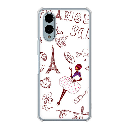 arrows We2 FCG02 au 高画質仕上げ 背面印刷 ハードケースLOVE フランス