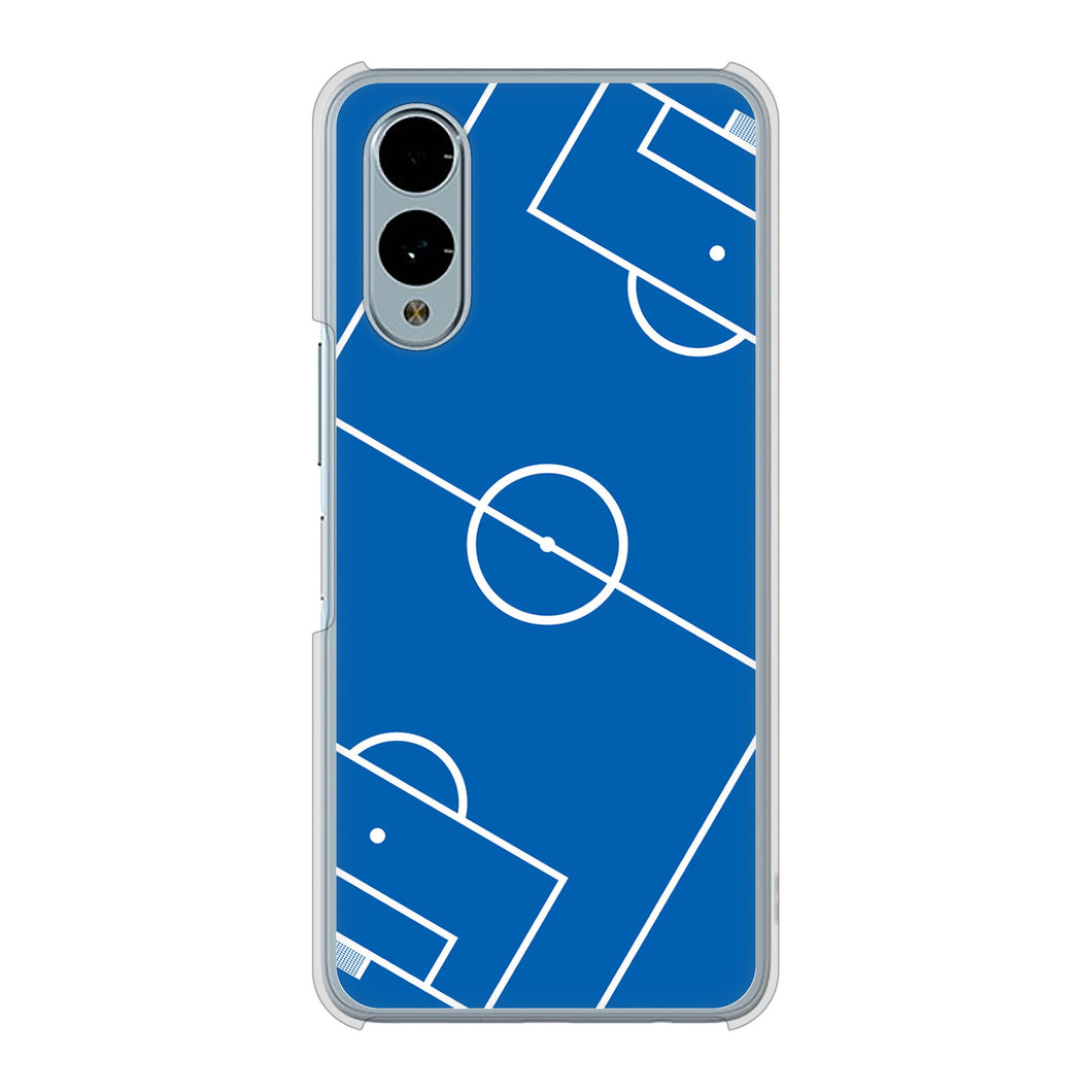 arrows We2 FCG02 au 高画質仕上げ 背面印刷 ハードケース 【IB922 SOCCER_ピッチ】