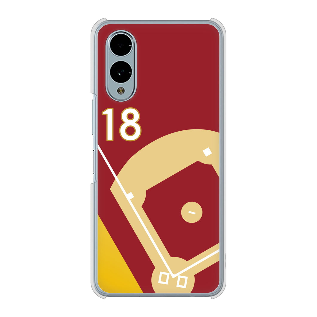 arrows We2 FCG02 au 高画質仕上げ 背面印刷 ハードケースbaseball