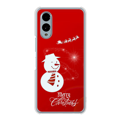 arrows We2 FCG02 au 高画質仕上げ 背面印刷 ハードケースクリスマス