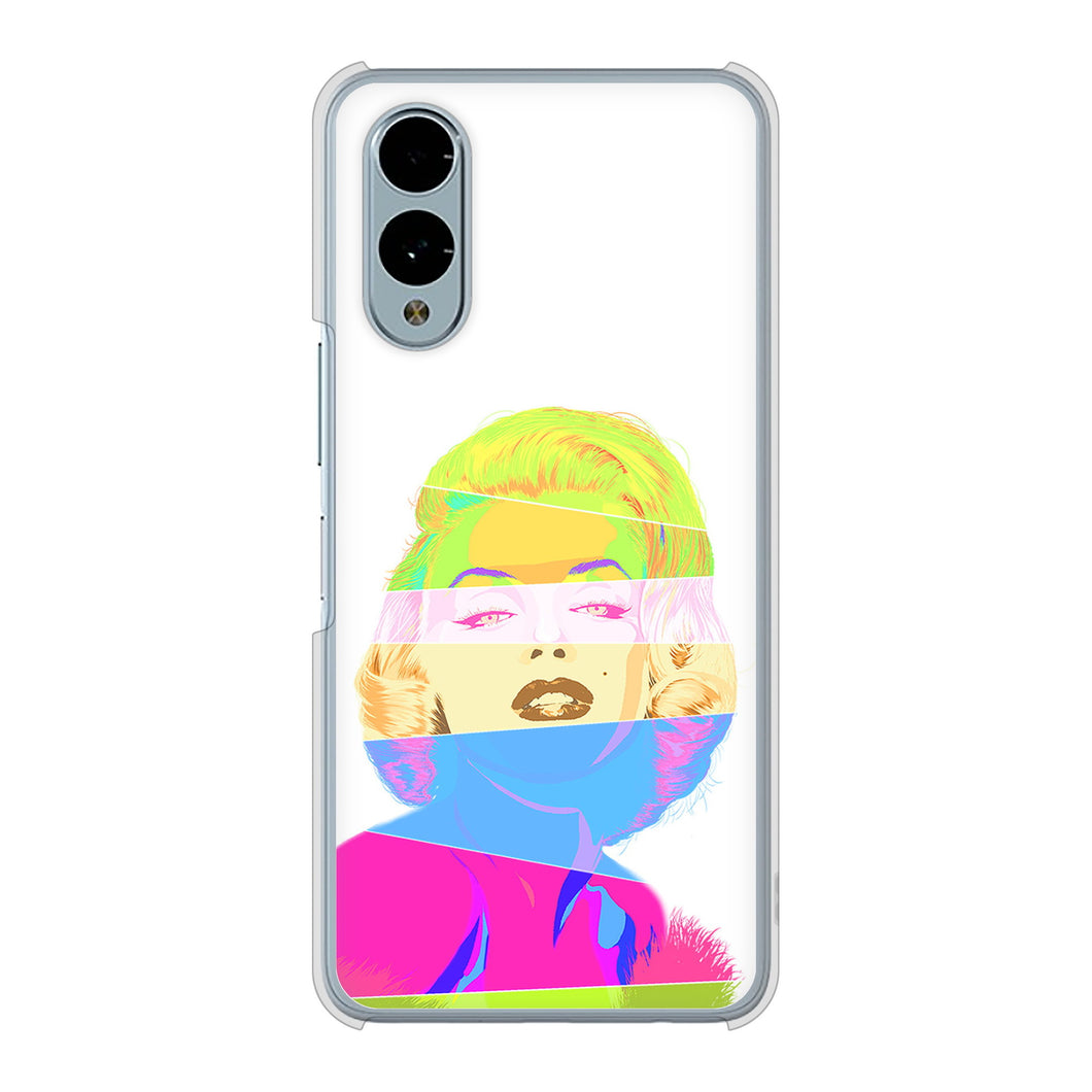 arrows We2 FCG02 au 高画質仕上げ 背面印刷 ハードケースマリリンモンローデザイン