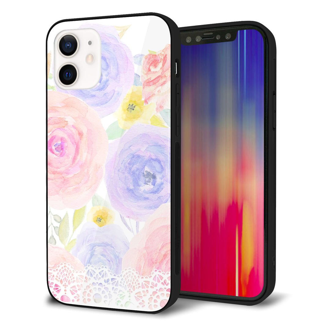 iPhone12 強化ガラス＆TPUスマホケース ガラプリ【SC947 ドゥ・パフューム５】