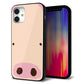 iPhone12 mini 強化ガラス＆TPUスマホケース ガラプリ【353 ぶた】