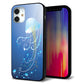 iPhone12 mini 強化ガラス＆TPUスマホケース ガラプリ【362 ジェリーフィシュ】