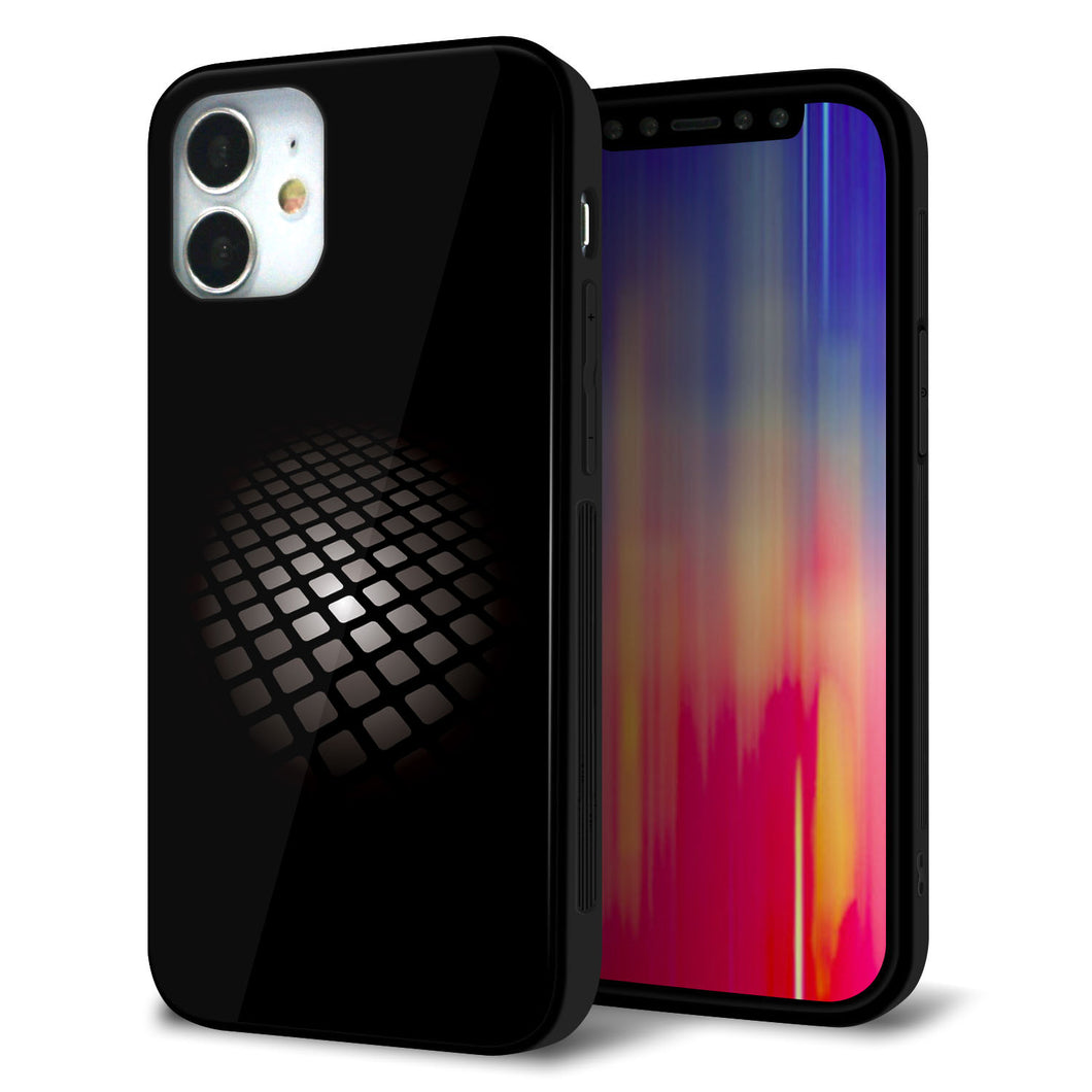iPhone12 mini 強化ガラス＆TPUスマホケース ガラプリ【607 サイエンスコア】