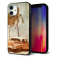 iPhone12 mini 強化ガラス＆TPUスマホケース ガラプリ【620 憧れの時-CAR】
