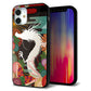 iPhone12 mini 強化ガラス＆TPUスマホケース ガラプリ【635 白龍】