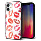 iPhone12 mini 強化ガラス＆TPUスマホケース ガラプリ【734 キスkissキス】