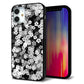 iPhone12 mini 強化ガラス＆TPUスマホケース ガラプリ【1332 夜桜】