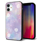iPhone12 mini 強化ガラス＆TPUスマホケース ガラプリ【KM883 シェル柄】