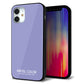 iPhone12 mini 強化ガラス＆TPUスマホケース ガラプリ【KM900 パステルカラー(パステルブルー)】