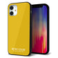 iPhone12 mini 強化ガラス＆TPUスマホケース ガラプリ【KM920 レトロカラー(マスタード)】