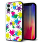iPhone12 mini 強化ガラス＆TPUスマホケース ガラプリ【MA878 ペイントホワイト】