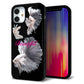 iPhone12 mini 強化ガラス＆TPUスマホケース ガラプリ【MA957 金魚 B】