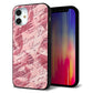 iPhone12 mini 強化ガラス＆TPUスマホケース ガラプリ【SC844 フラワーヴェルニLOVE（ローズヴェルール）】