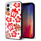 iPhone12 mini 強化ガラス＆TPUスマホケース ガラプリ【SC881 ハワイアンアロハホヌ（レッド）】