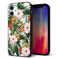iPhone12 mini 強化ガラス＆TPUスマホケース ガラプリ【SC895 ボタニカル フォレスト】