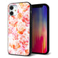 iPhone12 mini 強化ガラス＆TPUスマホケース ガラプリ【SC930 ローズ レッド】
