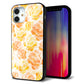 iPhone12 mini 強化ガラス＆TPUスマホケース ガラプリ【SC931 ローズ イエロー】