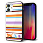 iPhone12 mini 強化ガラス＆TPUスマホケース ガラプリ【YA887 ストライプネコ01】