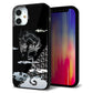 iPhone12 mini 強化ガラス＆TPUスマホケース ガラプリ【YC906 雲竜01】
