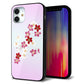 iPhone12 mini 強化ガラス＆TPUスマホケース ガラプリ【YJ320 桜 和】