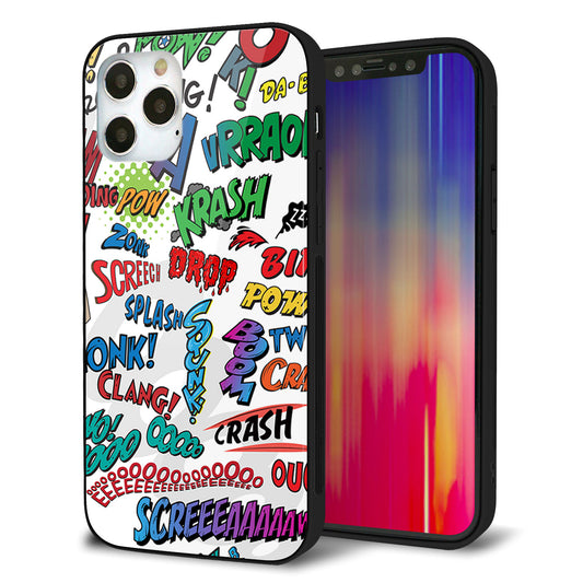 iPhone12 Pro 強化ガラス＆TPUスマホケース ガラプリ【271 アメリカン キャッチコピー】