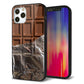 iPhone12 Pro 強化ガラス＆TPUスマホケース ガラプリ【451 板チョコ】