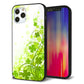 iPhone12 Pro 強化ガラス＆TPUスマホケース ガラプリ【565 四葉のクローバー】