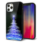 iPhone12 Pro 強化ガラス＆TPUスマホケース ガラプリ【589 ブルーライトツリー】