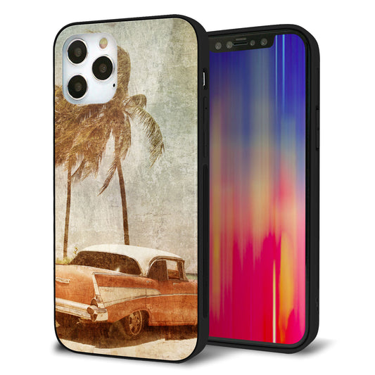 iPhone12 Pro 強化ガラス＆TPUスマホケース ガラプリ【620 憧れの時-CAR】