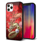 iPhone12 Pro 強化ガラス＆TPUスマホケース ガラプリ【1004 桜と龍】