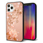 iPhone12 Pro 強化ガラス＆TPUスマホケース ガラプリ【1178 ラブリーローズ】