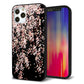 iPhone12 Pro 強化ガラス＆TPUスマホケース ガラプリ【1244 しだれ桜】