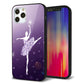 iPhone12 Pro 強化ガラス＆TPUスマホケース ガラプリ【1256 バレリーナ】