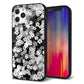 iPhone12 Pro 強化ガラス＆TPUスマホケース ガラプリ【1332 夜桜】