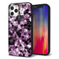 iPhone12 Pro 強化ガラス＆TPUスマホケース ガラプリ【EK837 テクニカルミラーパープル】