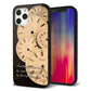 iPhone12 Pro 強化ガラス＆TPUスマホケース ガラプリ【KM874 時計】