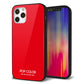 iPhone12 Pro 強化ガラス＆TPUスマホケース ガラプリ【KM915 ポップカラー(レッド)】