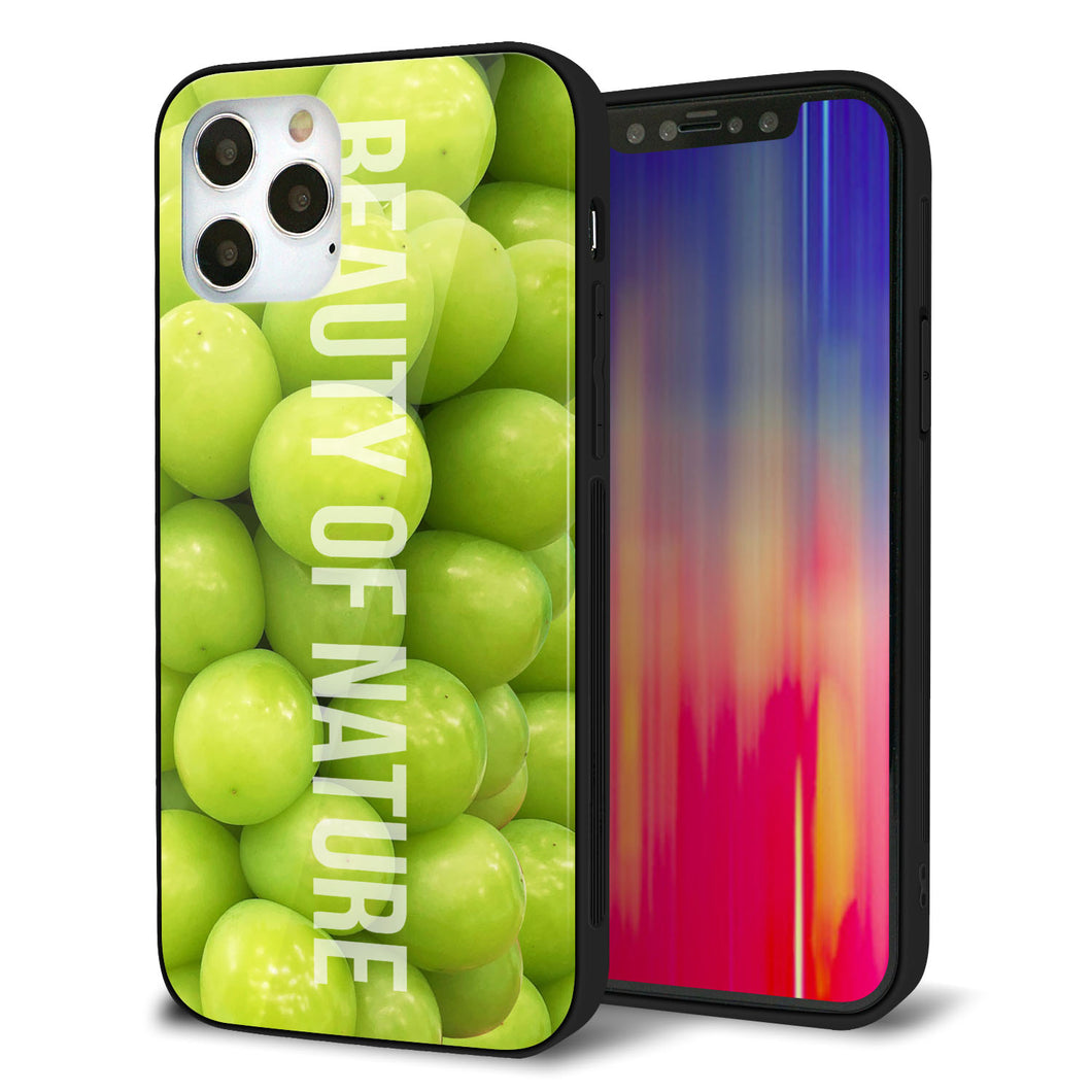 iPhone12 Pro 強化ガラス＆TPUスマホケース ガラプリ【MA880 マスカット】