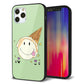 iPhone12 Pro 強化ガラス＆TPUスマホケース ガラプリ【MA902 アイスクリーム】