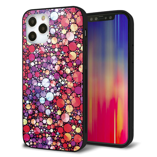 iPhone12 Pro 強化ガラス＆TPUスマホケース ガラプリ【MA954 パターン柄 B】